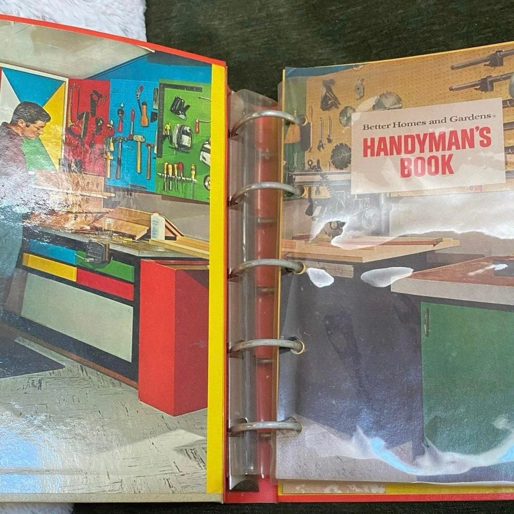 Vintage 1974 Better Homes‎ and Gardens Handyman's Book Binder